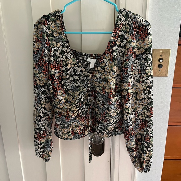 H&M Floral Blouse Size S - Picture 1 of 3